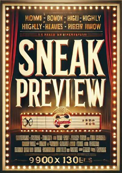 Filmplakat Sneak Preview